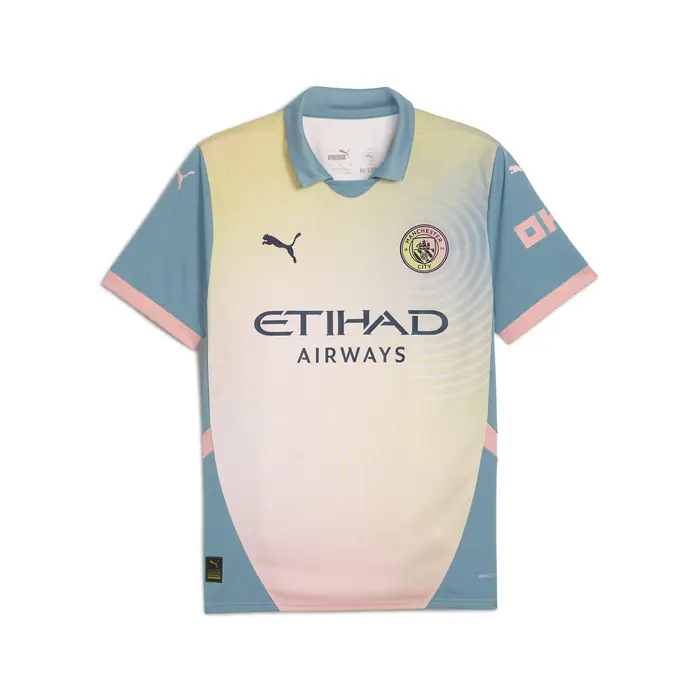 Puma Maglia gara Fourth Manchester City 24/25 da uomo Rosebay Bold Blue Pink | Blu