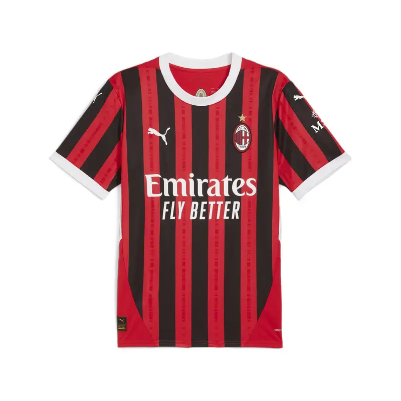 Maglia gara Home AC Milan 24/25 da uomo PUMA For All Time Red Black | Puma Rosso