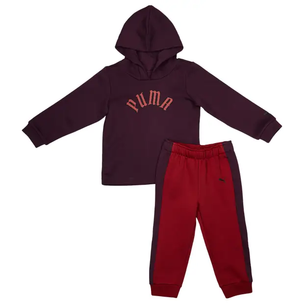 Puma Minicats Play Paris Neonato - Tute da ginnastica Marrone - - Pile di cotone Maroon
