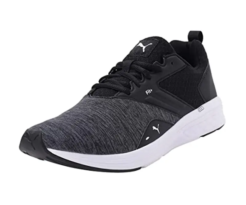Puma Nrgy Comet, Running Shoes Unisex-Adulto, Black White, 43 EU