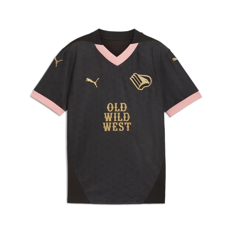 Palermo F.C. Maglia Away 24/25 per ragazzi PUMA Black Gold | Puma Nero