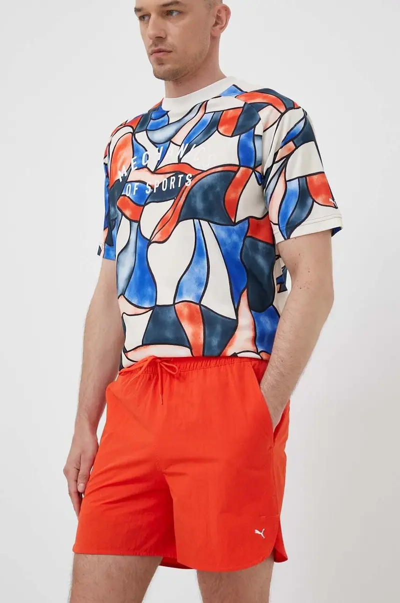Puma pantaloncini uomo Arancione