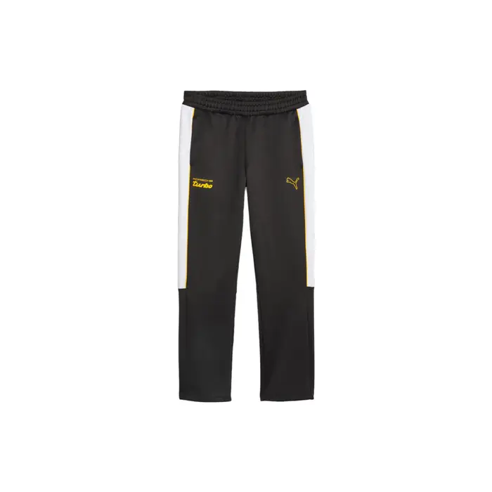 Puma Pantaloni da tuta Porsche Legacy MT7 Design color block Casual Vita media Lavorati a maglia Pantaloni sportivi Pantaloni da uomo Nero