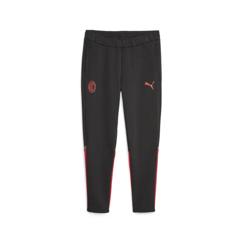Pantaloni della tuta da calcio AC Milan Casuals PUMA Black For All Time Red | Puma Nero