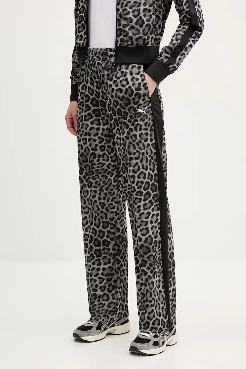 Puma pantaloni tuta donna colore grigio 632343