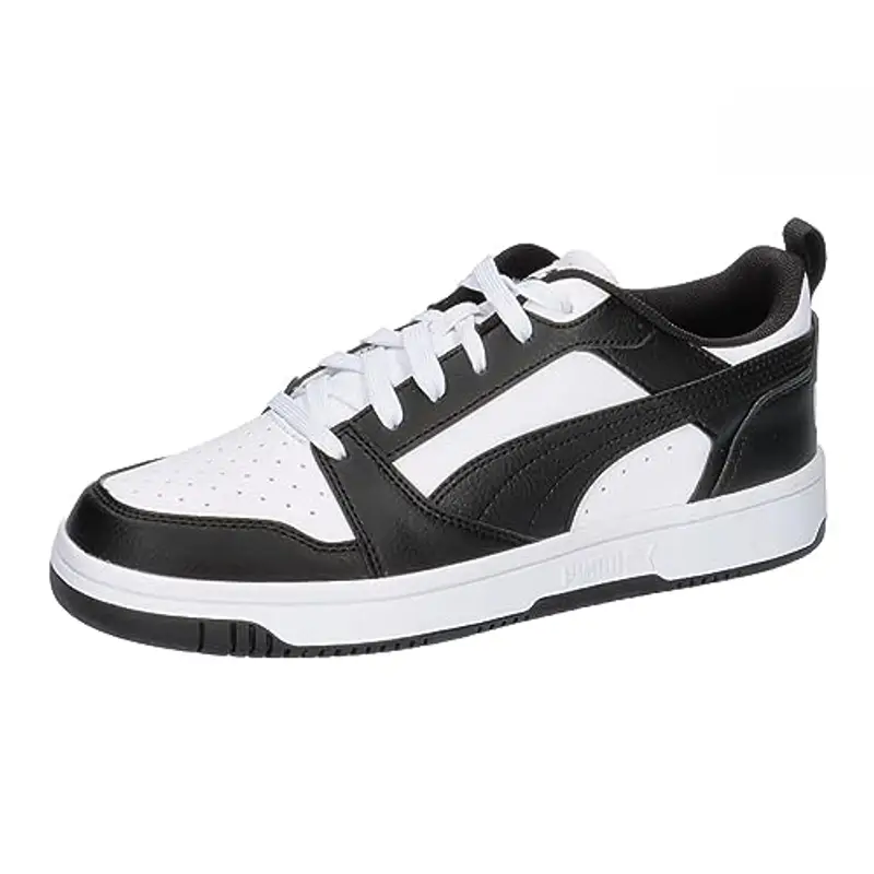 PUMA Rebound V6 Lo Jr, Sneaker Unisex - Bambini e ragazzi, White Black, 35.5 EU