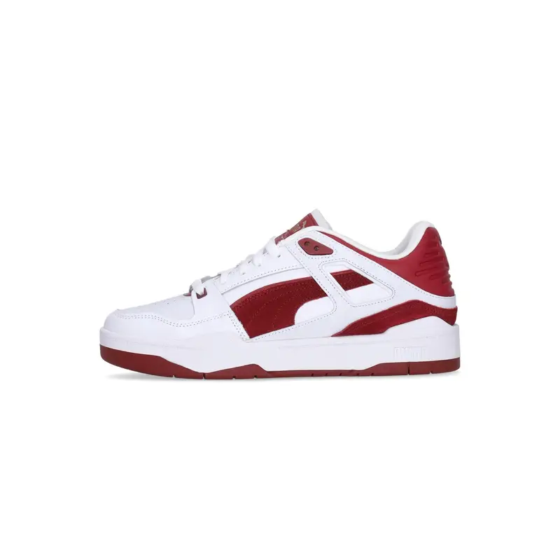 Puma Scarpa Bassa Uomo Slipstream Suede Fs White/intense Red