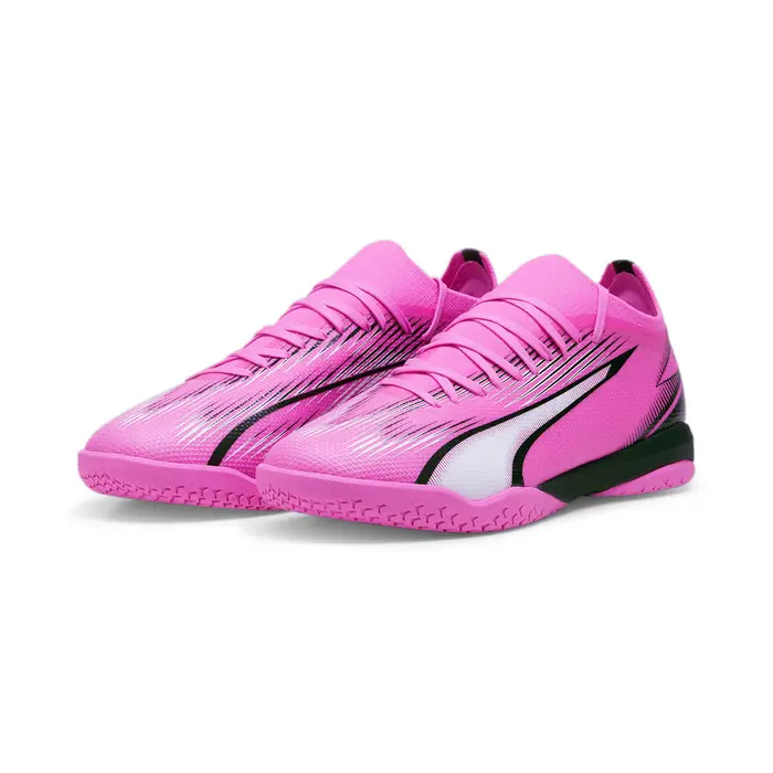 Puma Scarpe da calcio ULTRA MATCH IT Poison Pink White Black | Rosa