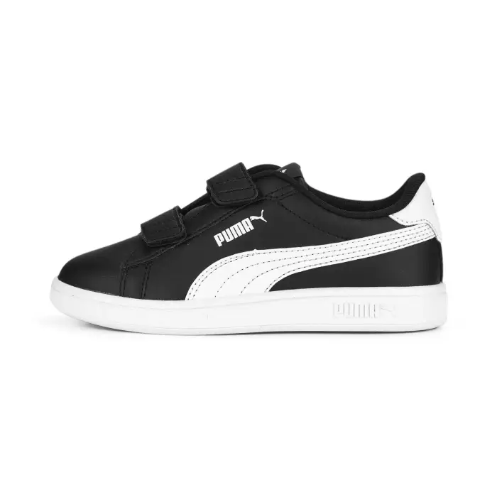 Scarpe da ginnastica in pelle per bambini Puma Smash 3 0 V Noir