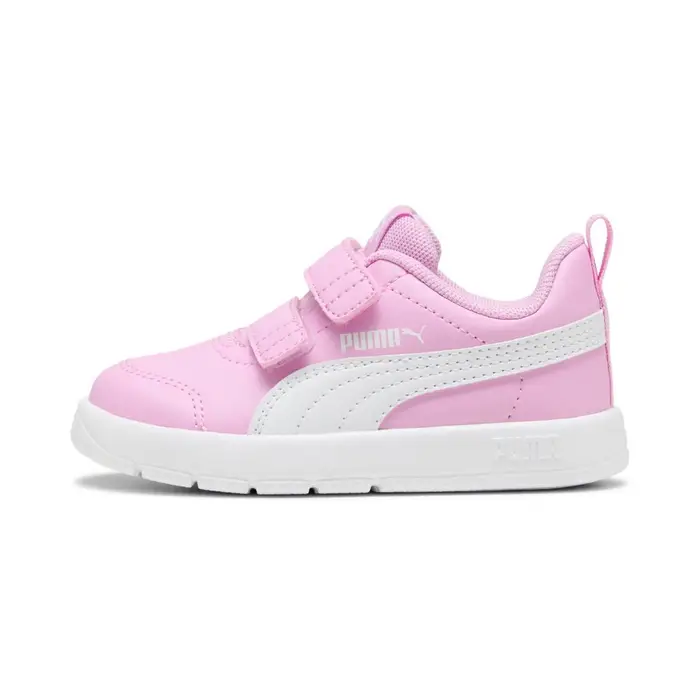 PUMA Scarpe da ginnastica rosa per bambina con chiusura a strappo