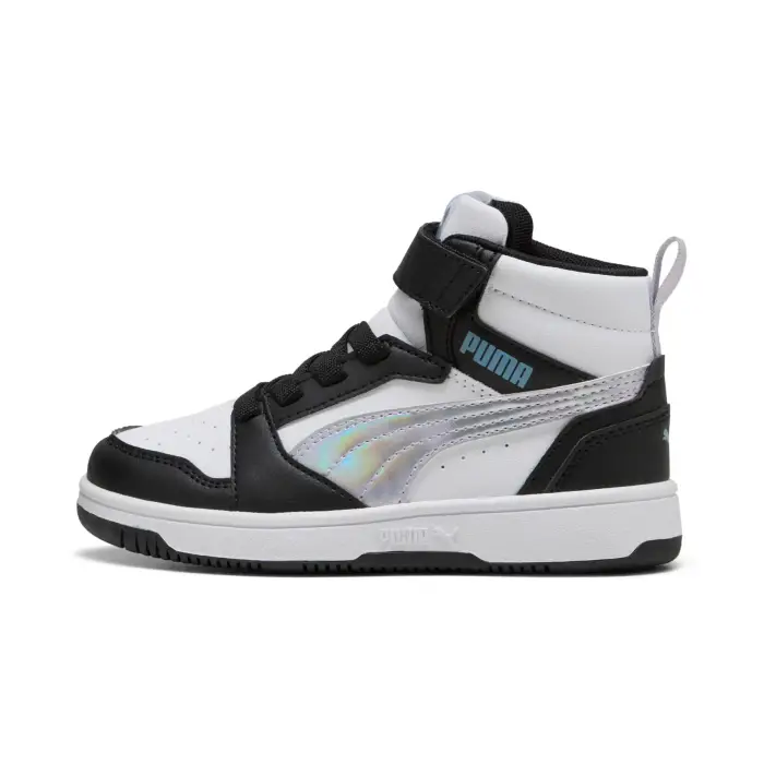 Puma Scarpe da ginnastica ragazza Rebound V6 Mid Space Noir
