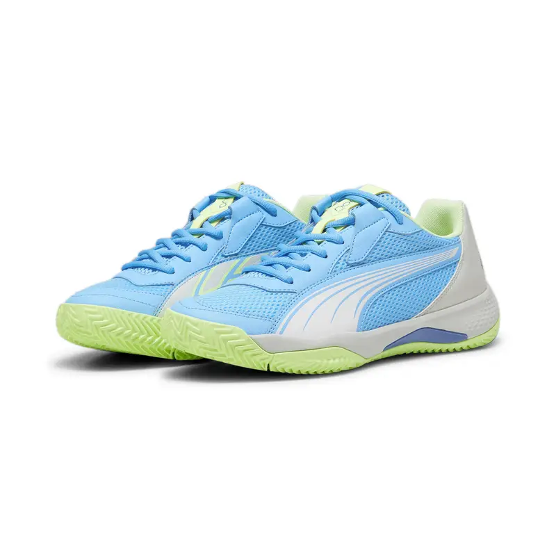 Scarpe da padel NOVA Court PUMA Luminous Blue White Glacial Gray | Puma Blu