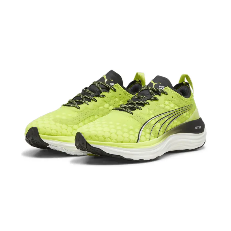 Scarpe da running ForeverRun NITRO™ da uomo PUMA Lime Pow Black White Green | Puma Nero