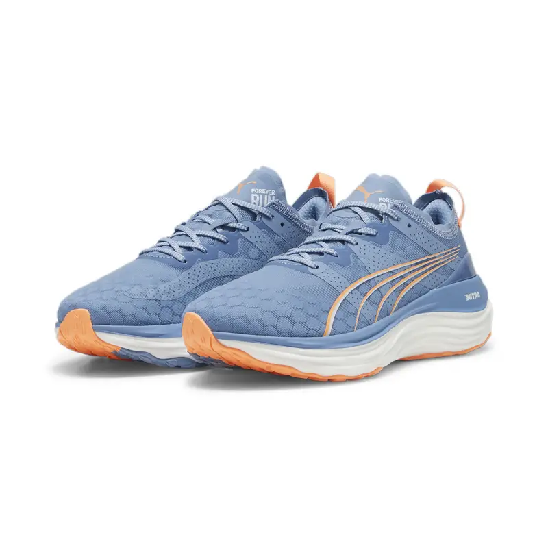 Scarpe da running ForeverRun NITRO™ da uomo PUMA Zen Blue Neon Citrus Orange | Puma Blu