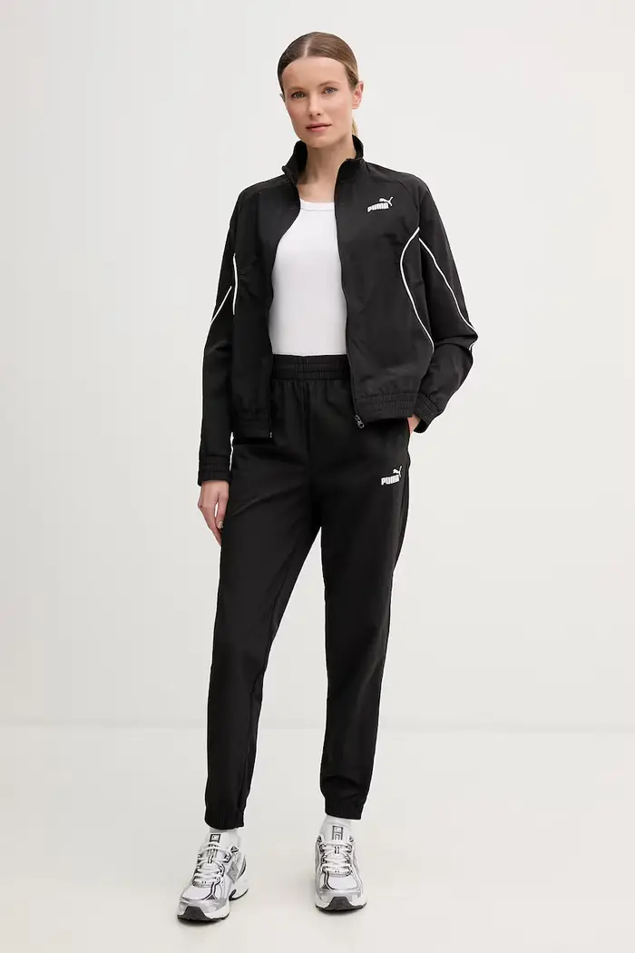 Puma set di tuta da donna Woven Tracksuit Nero