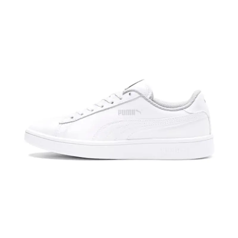 Puma Smash v2 L Jr, Sneakers, Bianco White White, 38 EU