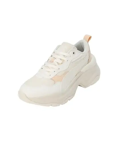 PUMA Sneaker donna Cilia Zeppa, Avorio-Anacardio Alpino Sbrinato Neve, 37 EU