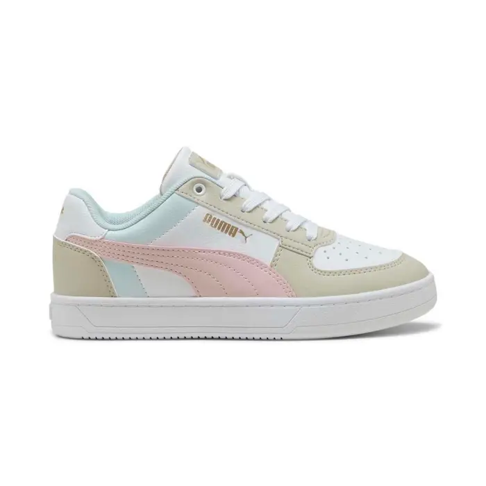 PUMA Sneakers basket bianche e beige da ragazza modello Caven