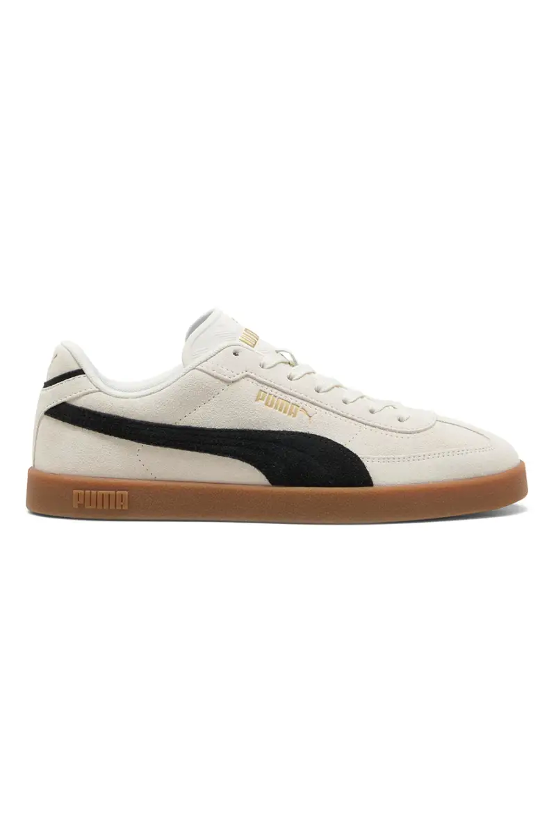 PUMA Sneakers beige in suede con suola in gomma Club II Era Suede [BIANCO]