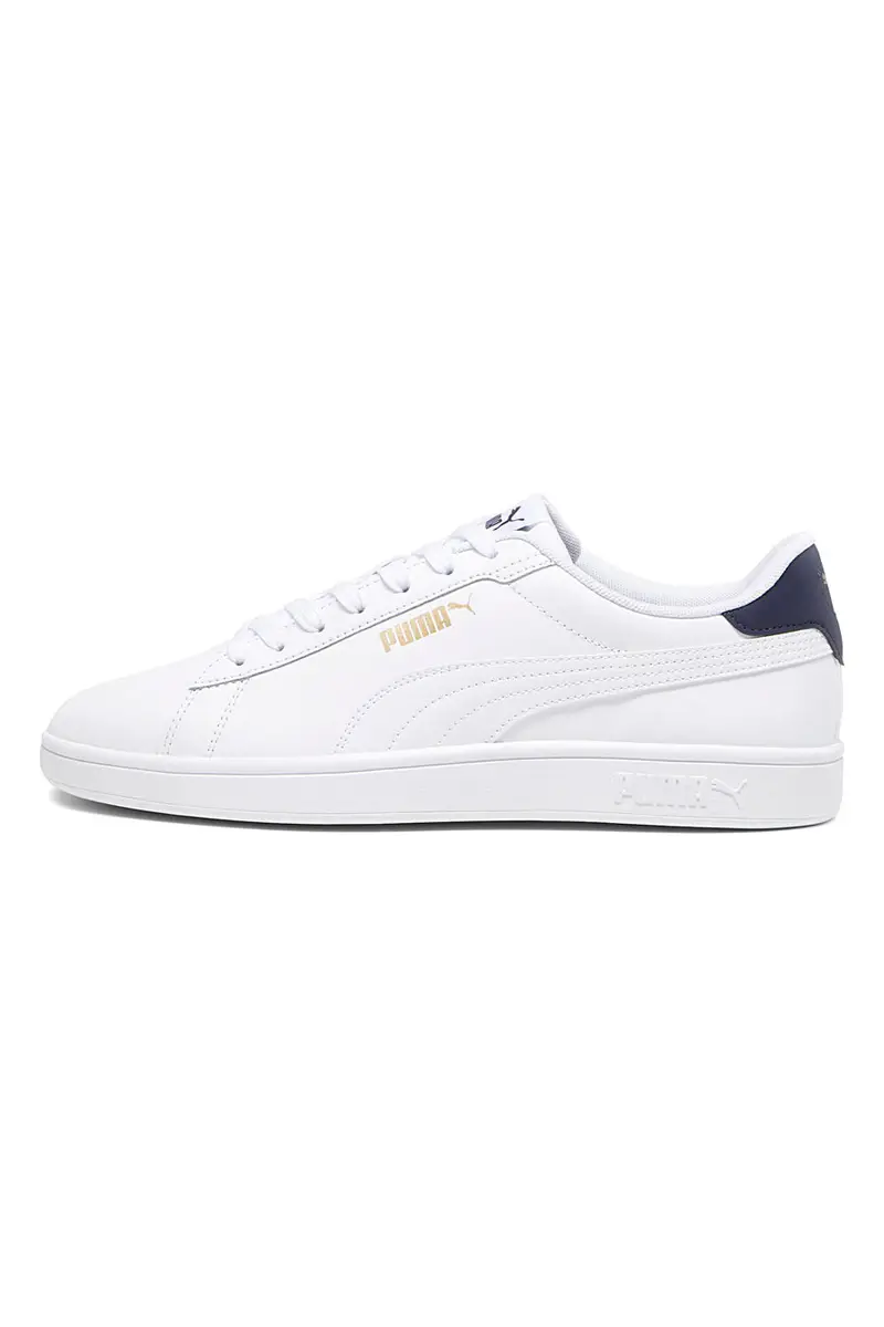 PUMA Sneakers Bianche con Lacci Smash 3.0 L [BIANCO