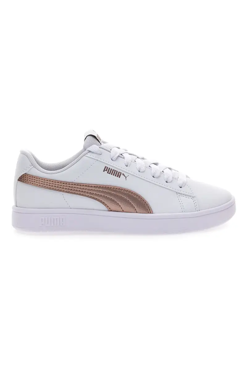 PUMA Sneakers bianche dettagli rame classiche Rickie Classic JR [BIANCO]