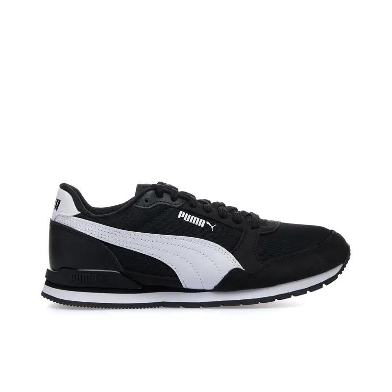 PUMA Sneakers da ragazzo nere e bianche ST Runner v3 Mesh da palestra