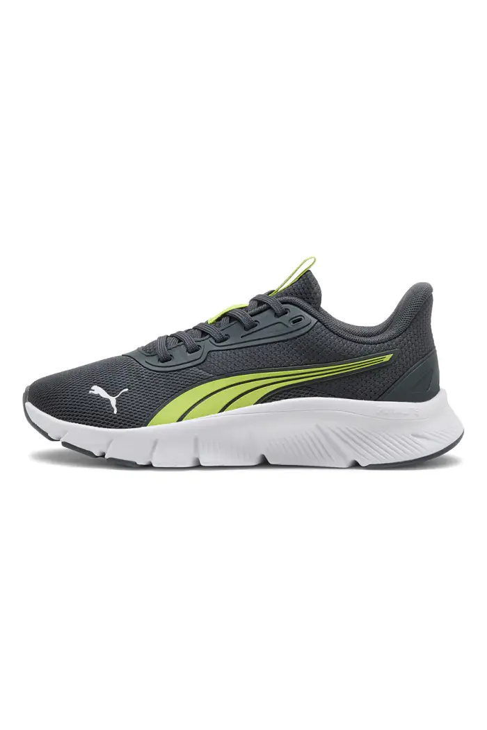 PUMA Sneakers grigie e verdi running leggere Flexfocus Lite Modern Jr [GRIGIO]