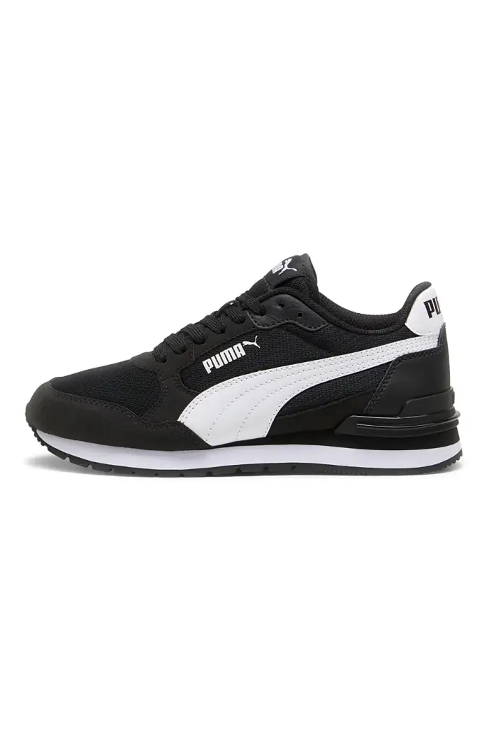 PUMA Sneakers nere e bianche in mesh ST Runner v4 Mesh Jr [NERO