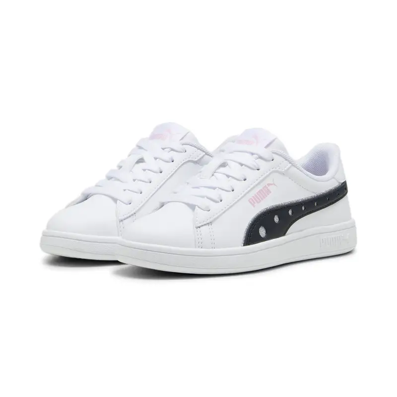 Sneakers PUMA Smash 3.0 Dance Party per bambini PUMA White Black Pink Lilac | Puma Bianco