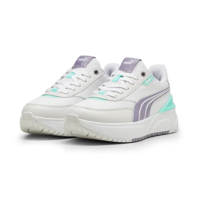 Sneakers R78 Disrupt LT da donna PUMA Feather Gray Pale Plum White Purple | Puma Grigio