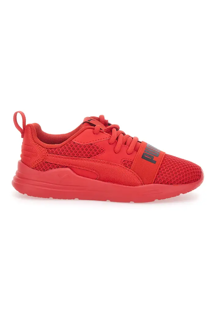 Sneakers Rosse da Bimbi Puma Wired Run Pure [ROSSO]