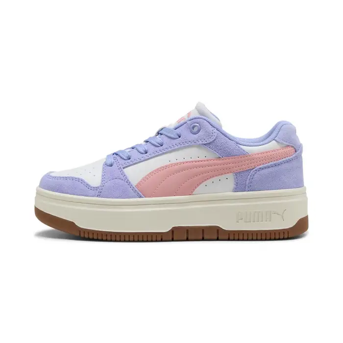 Sneakers viola da donna Puma Rebound Femme Low SD con suola platform