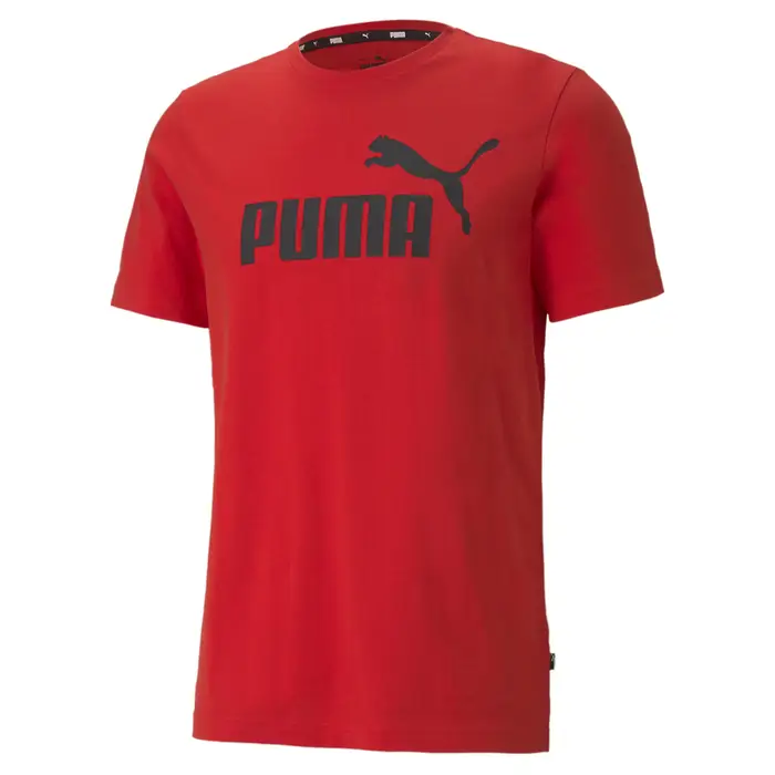 T-shirt Essentials con logo da uomo PUMA High Risk Red | Puma Rosso
