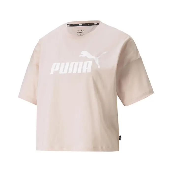 Puma T-shirt & Polo Essential Cropped Rosa