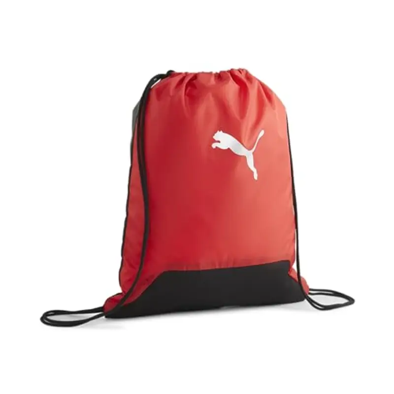 PUMA teamGOAL Gym Sack CE Sacchi da Palestra, Red Black Silver, OSFA Unisex