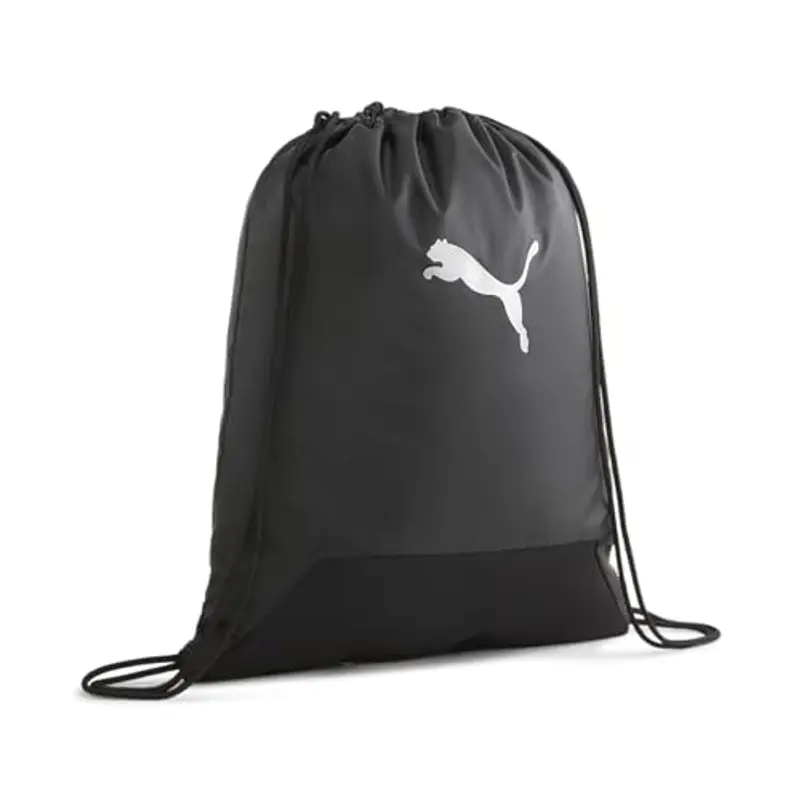 PUMA teamGOAL Gym Sack CE - Sacchi da palestra Unisex, Black- Silver, OSFA