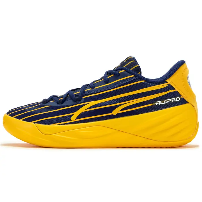 Tyrese Haliburton x Puma All-Pro Nitro Indiana Pacers Scarpe da Ginnastica da Uomo Blu Navy Oro 313307-01 40 5