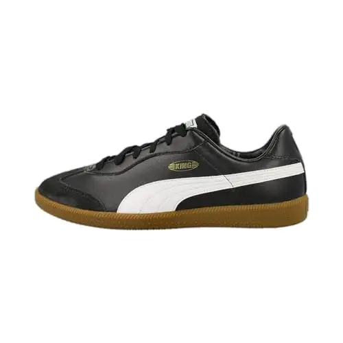 PUMA Unisex King 21 It Scarpe da calcio, Black White Gum, 42 EU