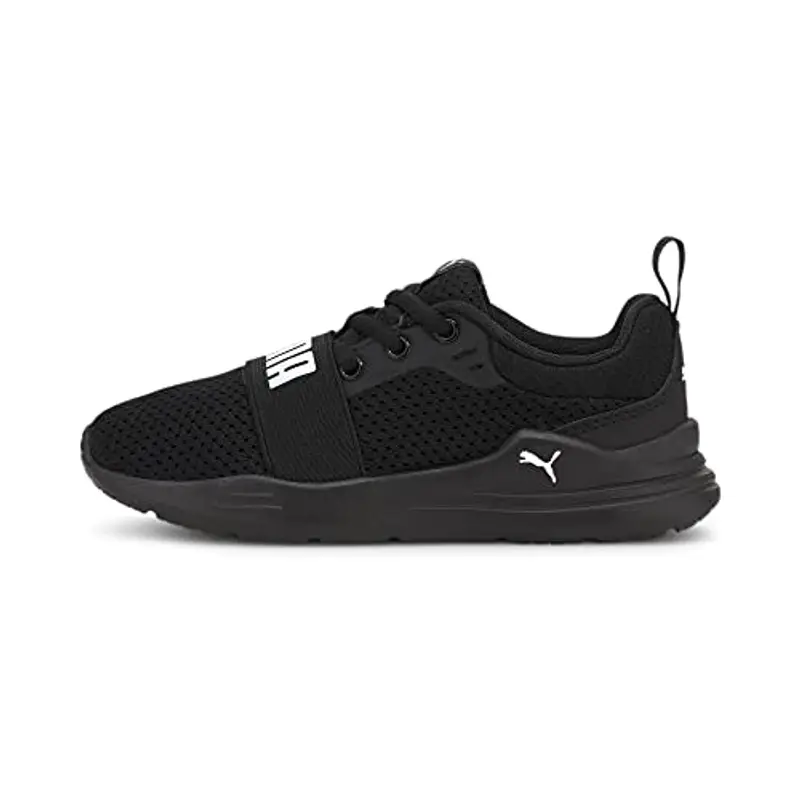 PUMA Wired Run PS, Sneaker, Black White, 33 EU