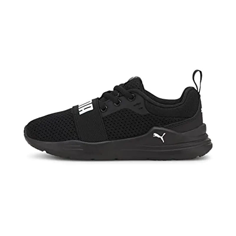 Puma Wired Run PS, Sneaker, Black White, 34 EU