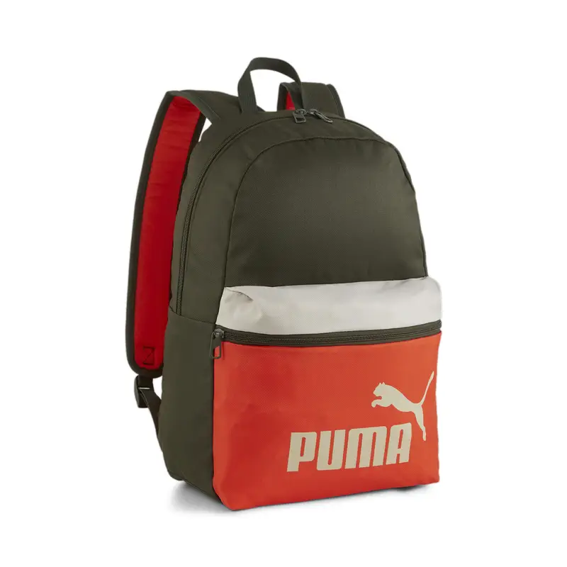 Puma Zaino Phase Colorblock | Verde oliva scuro