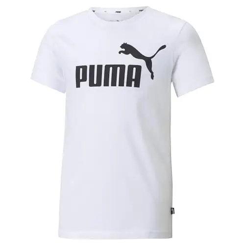 PUMA PUMHB|#Puma Ess Logo Tee B, Maglietta Boy's, White, 164