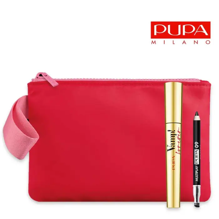 Pupa make-up kit mascara vamp forever + mini multiplay + pochette