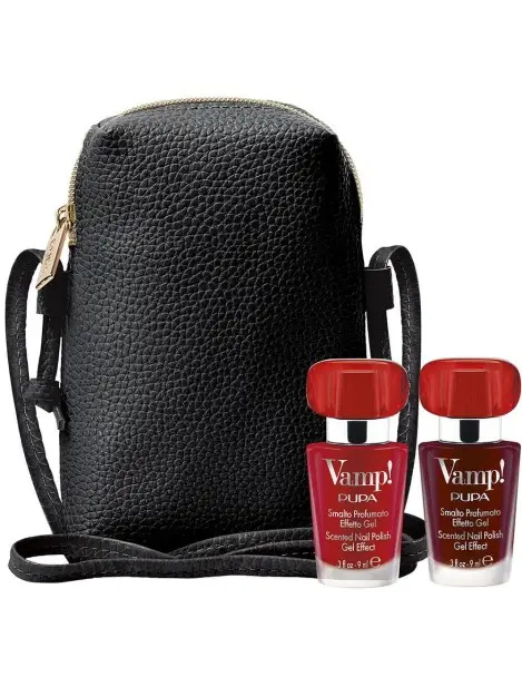 Pupa Set - 2 Vamp! Nail Polish + Crossbody Phone Bag