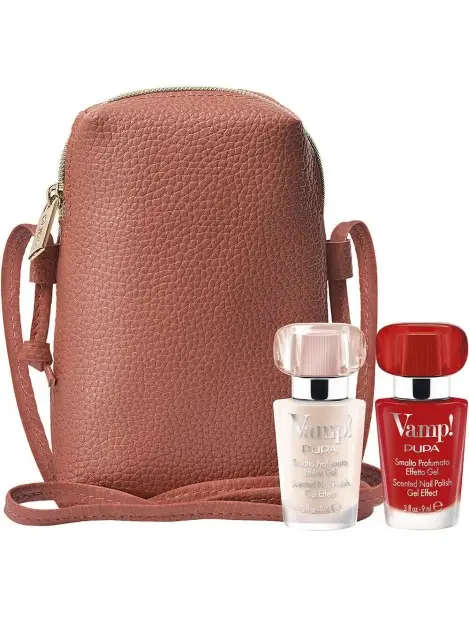 Pupa Set - 2 Vamp! Nail Polish + Crossbody Phone Bag