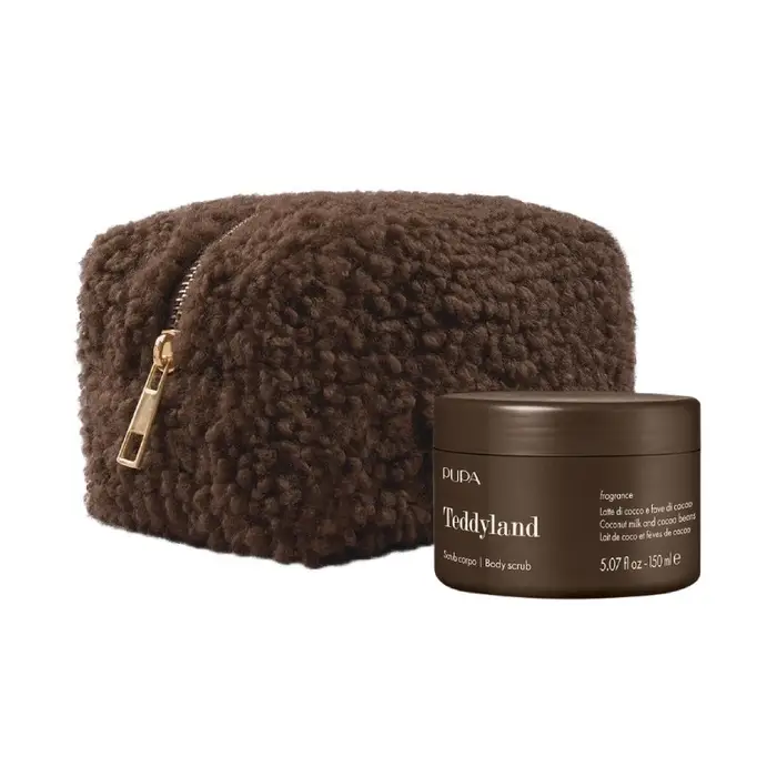 Pupa Set - Teddyland kit Scrub corpo latte di cocco & fave di cacao