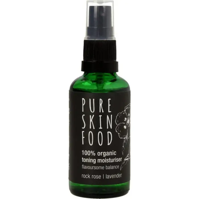 Pure skin food Tonico Idratante Bio - Cisto Ladanifero e Lavanda, 50 ml