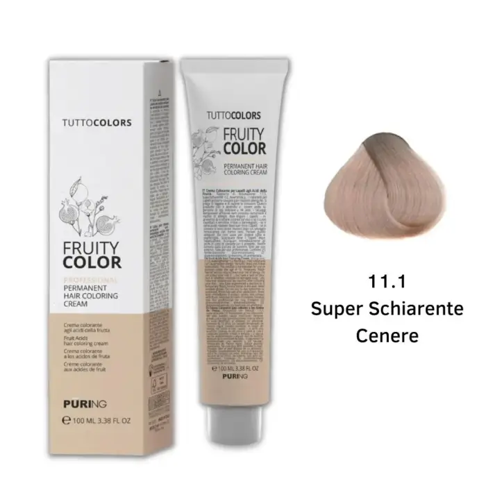 Puring Fruity Color Tintura 11 1 Superschiarente cenere