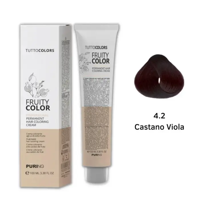 Puring Fruity Color Tintura 4 2 Castano viola