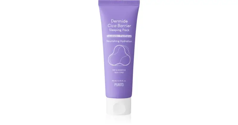 Purito Dermide Cica Barrier crema idratante notte con ceramidi 80 ml
